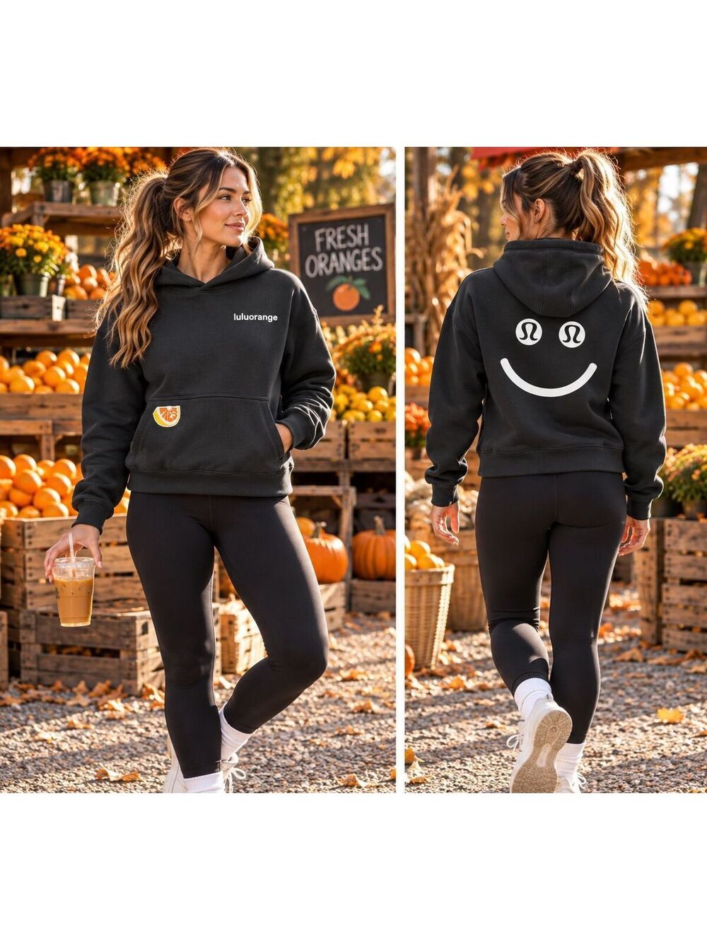 RARE Lululemon “Luluorange” fresh hoodie